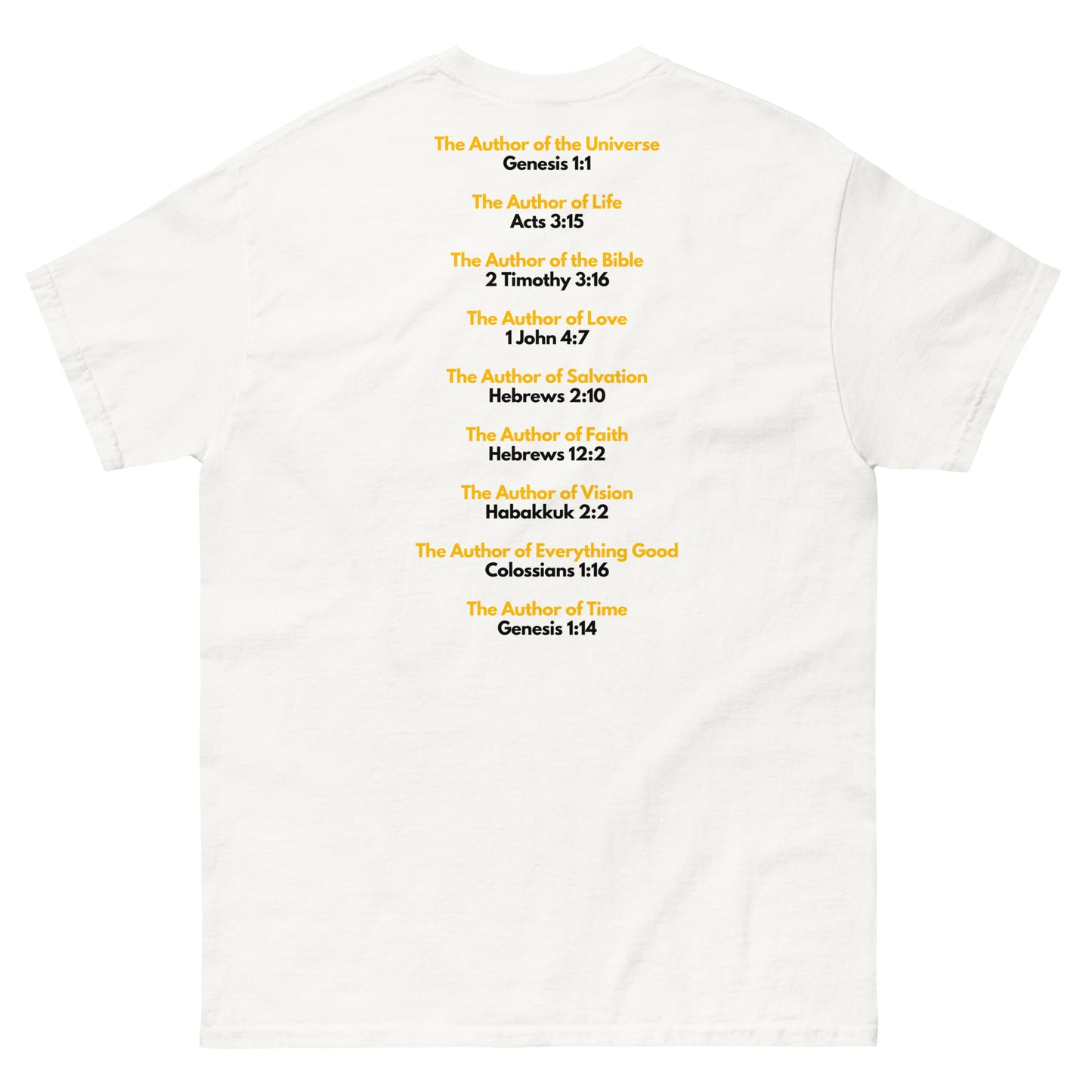 God Is The Author - Men and Teen's Classic Tee