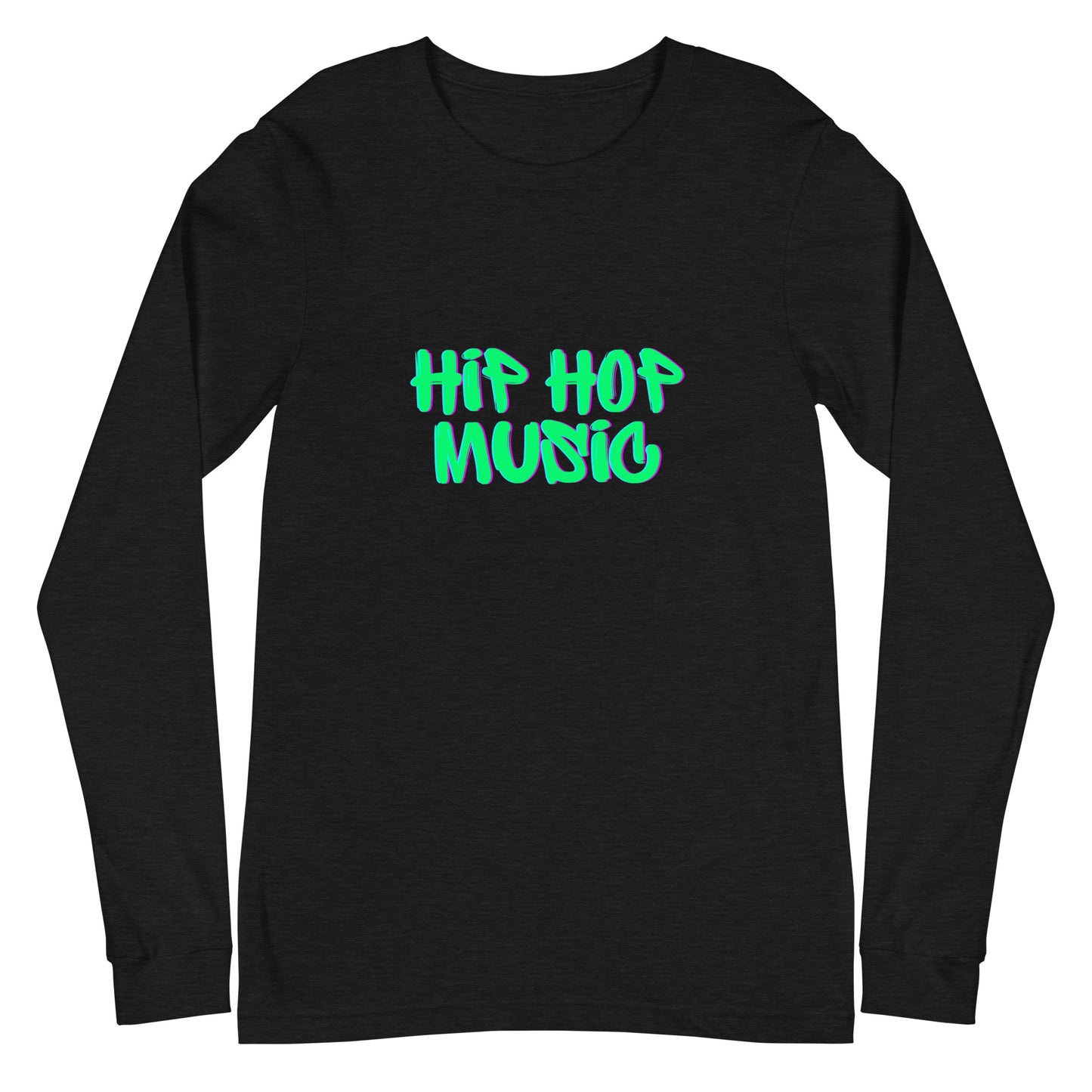 Hip Hop Music Women's and Teen's Long Sleeve Tee