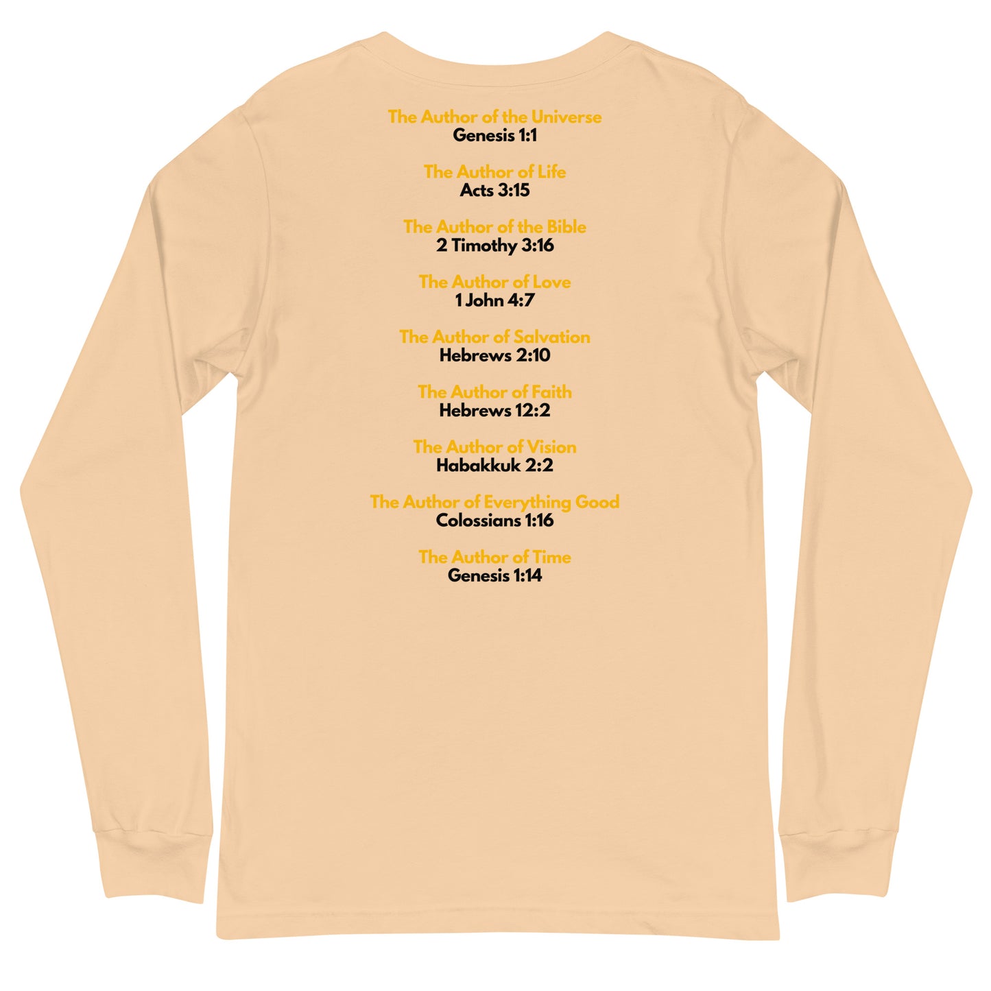 God Is The Author - Men and Teen's Long Sleeve Tee
