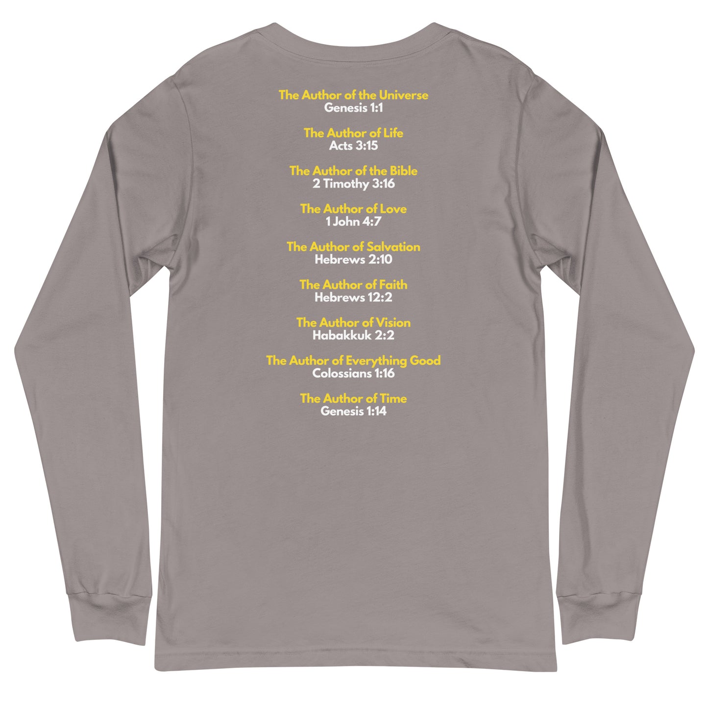 God Is The Author - Women and Teen's Long Sleeve Tee
