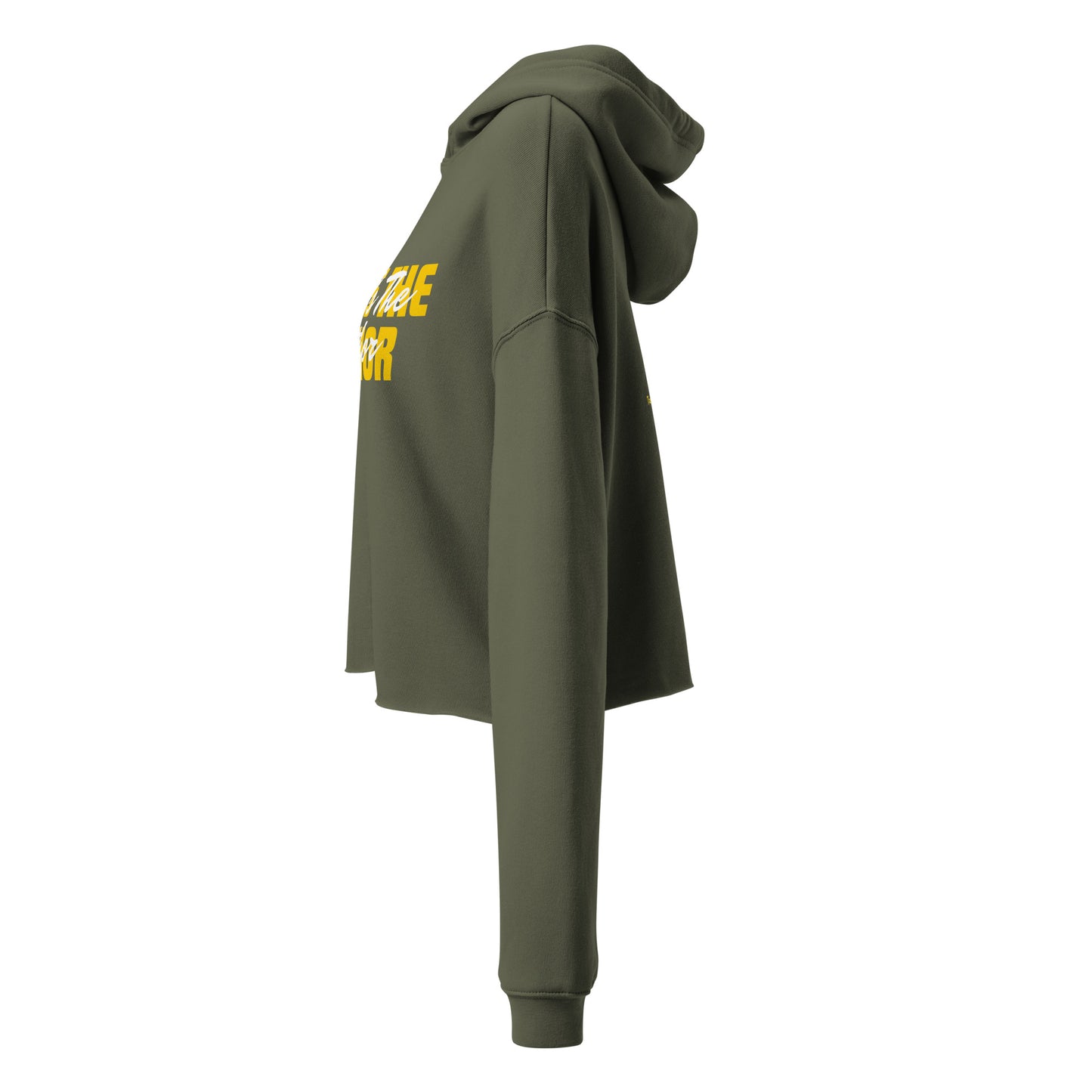 God Is Author Women's and Teen's Crop Hoodie