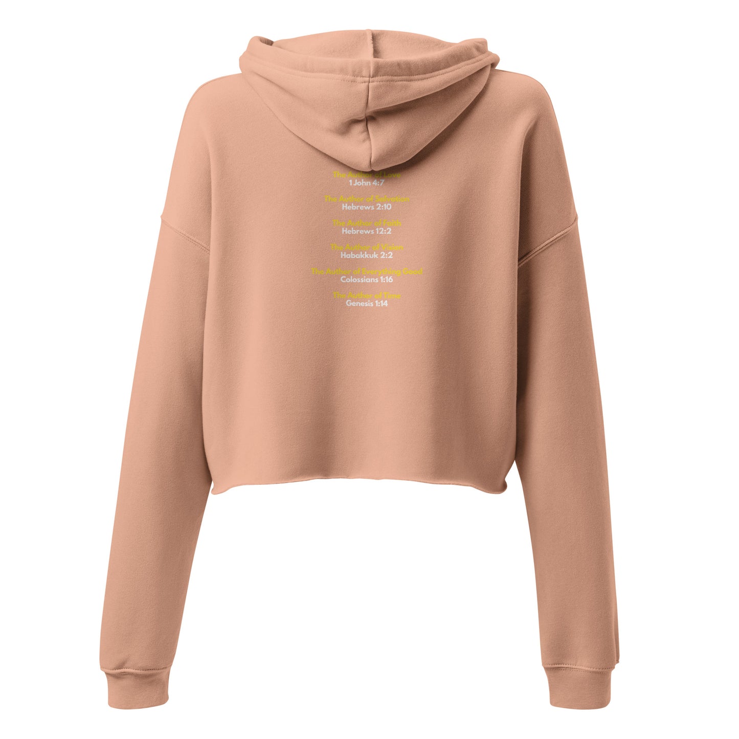 God Is Author Women's and Teen's Crop Hoodie