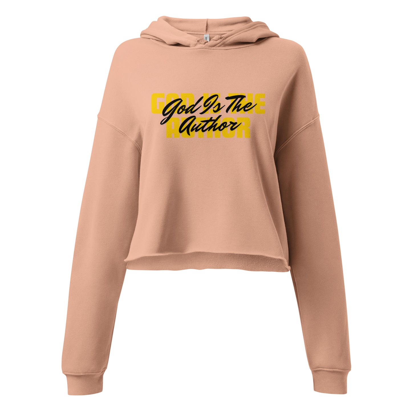 God Is The Author Women's and Teen's Crop Hoodie