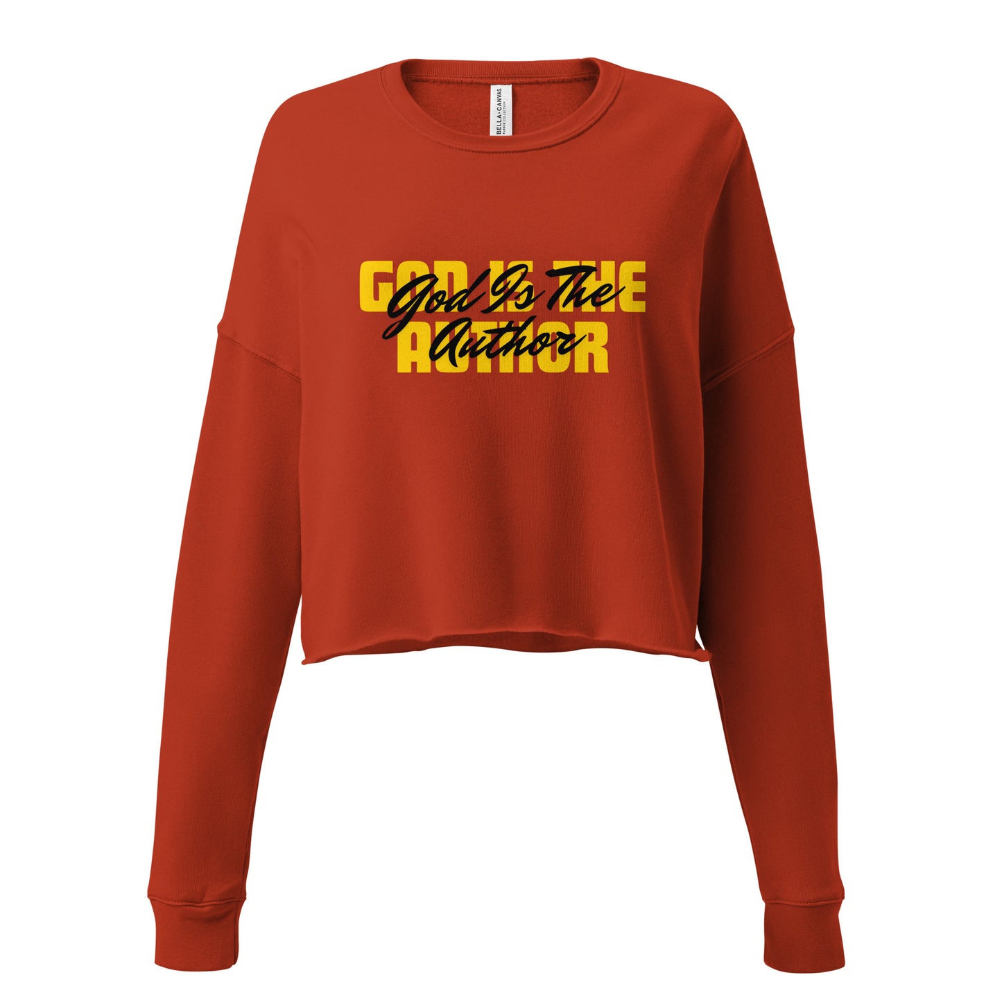 God Is Author Women's and Teen's Crop Sweatshirt