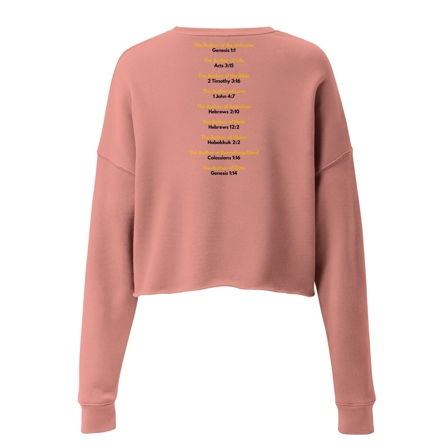 God Is Author Women's and Teen's Crop Sweatshirt
