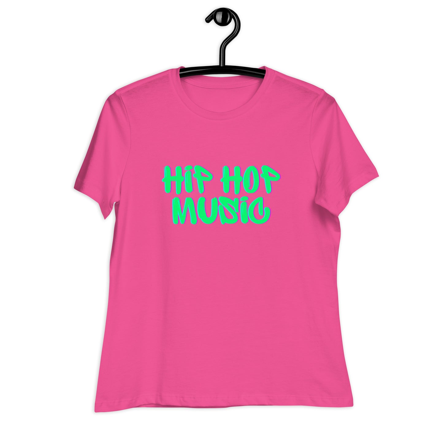 Hip Hop Music Girls and Women's Relaxed T-Shirt