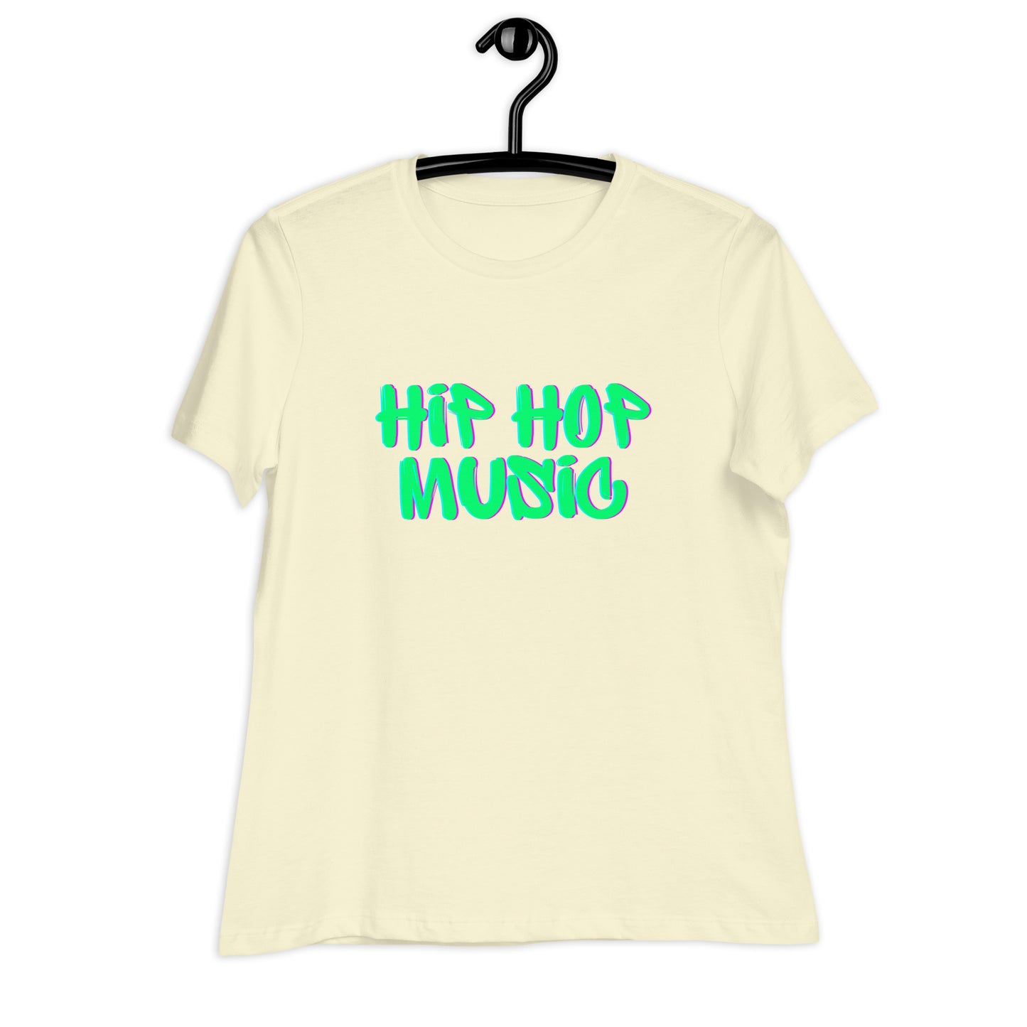 Hip Hop Music Girls and Women's Relaxed T-Shirt