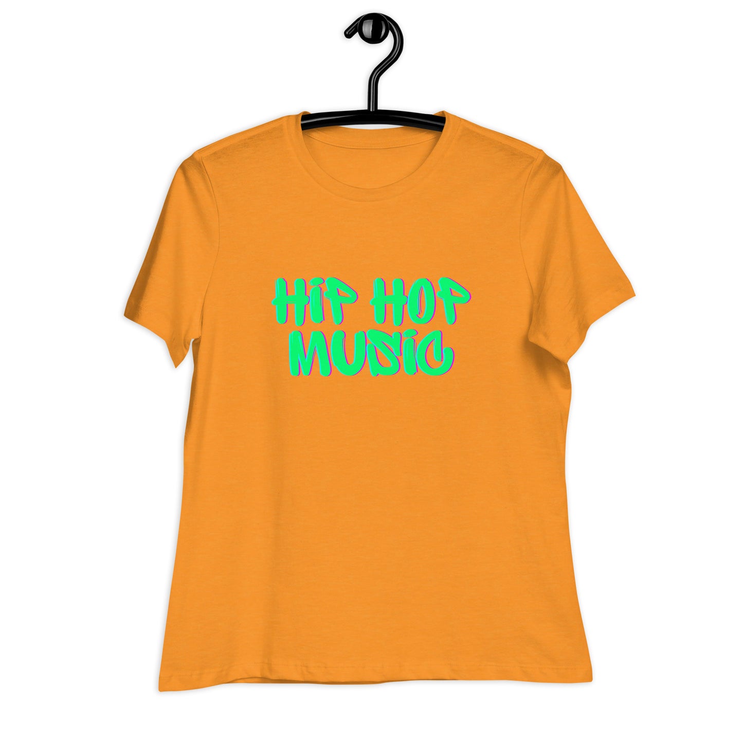 Hip Hop Music Girls and Women's Relaxed T-Shirt