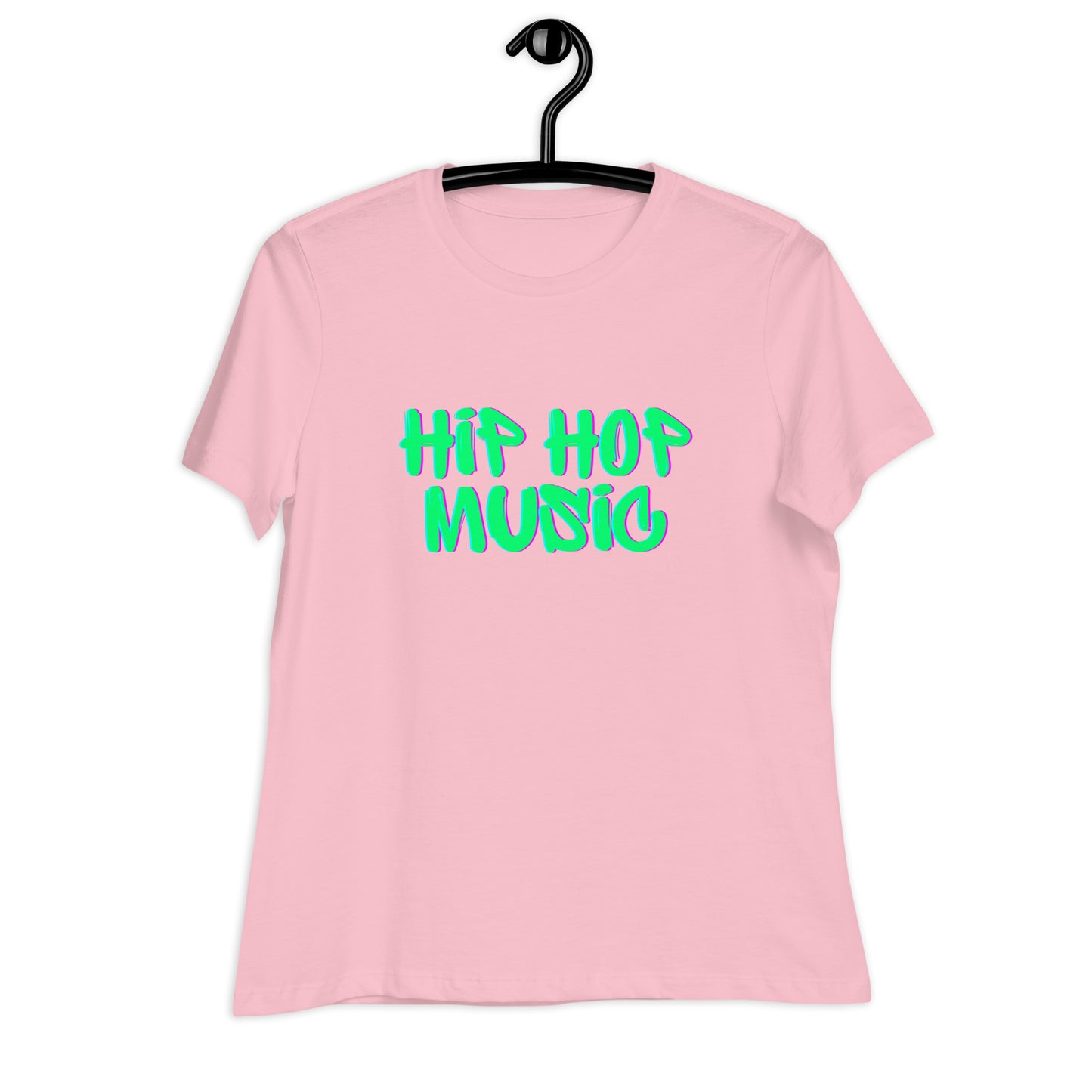 Hip Hop Music Girls and Women's Relaxed T-Shirt