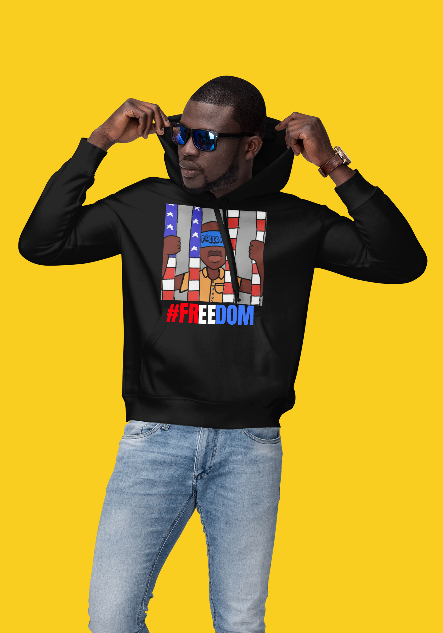 #FREEDOM Hoodie w/Pocket
