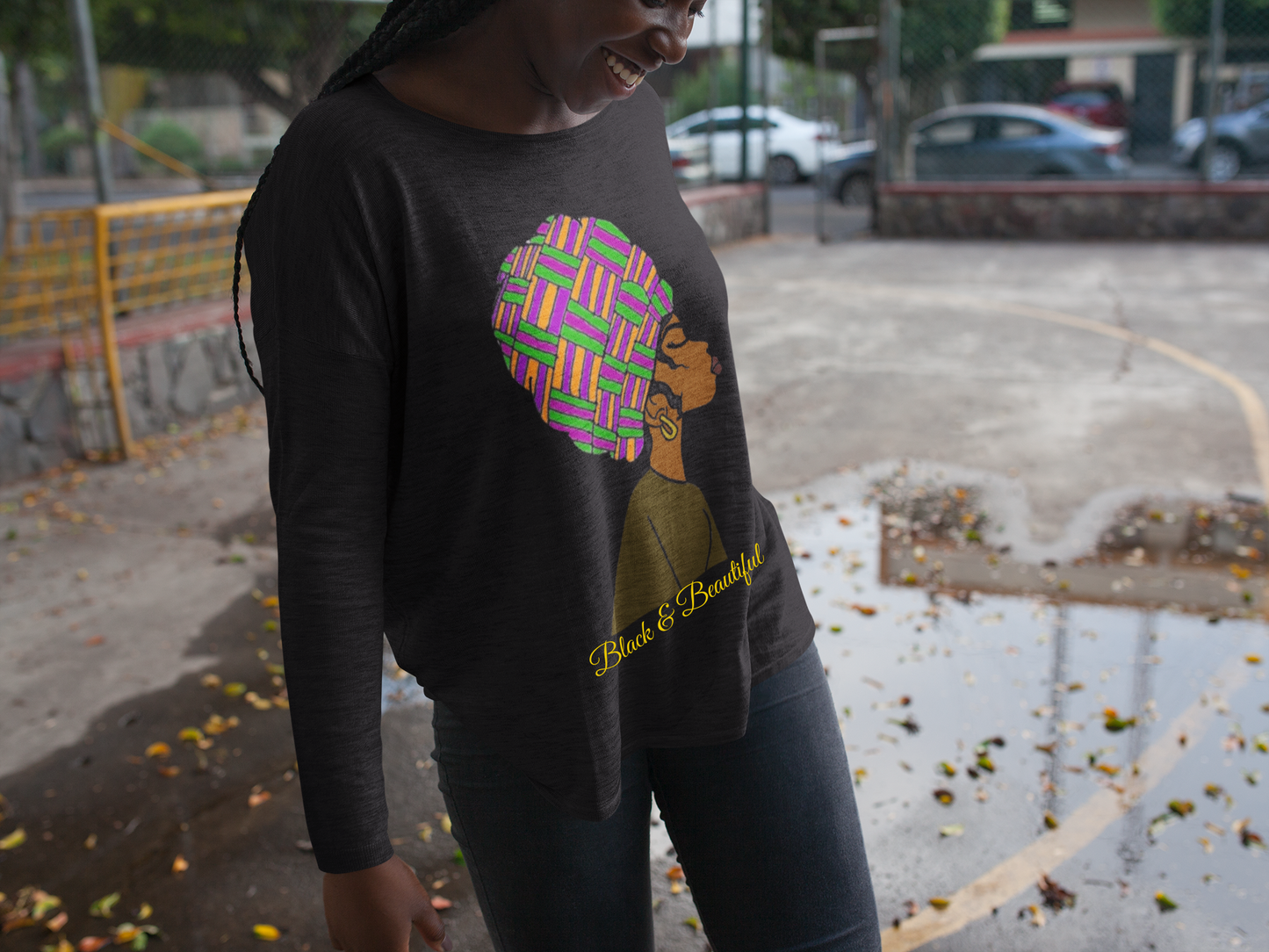 Black & Beautiful Women's Long Sleeve Shirt
