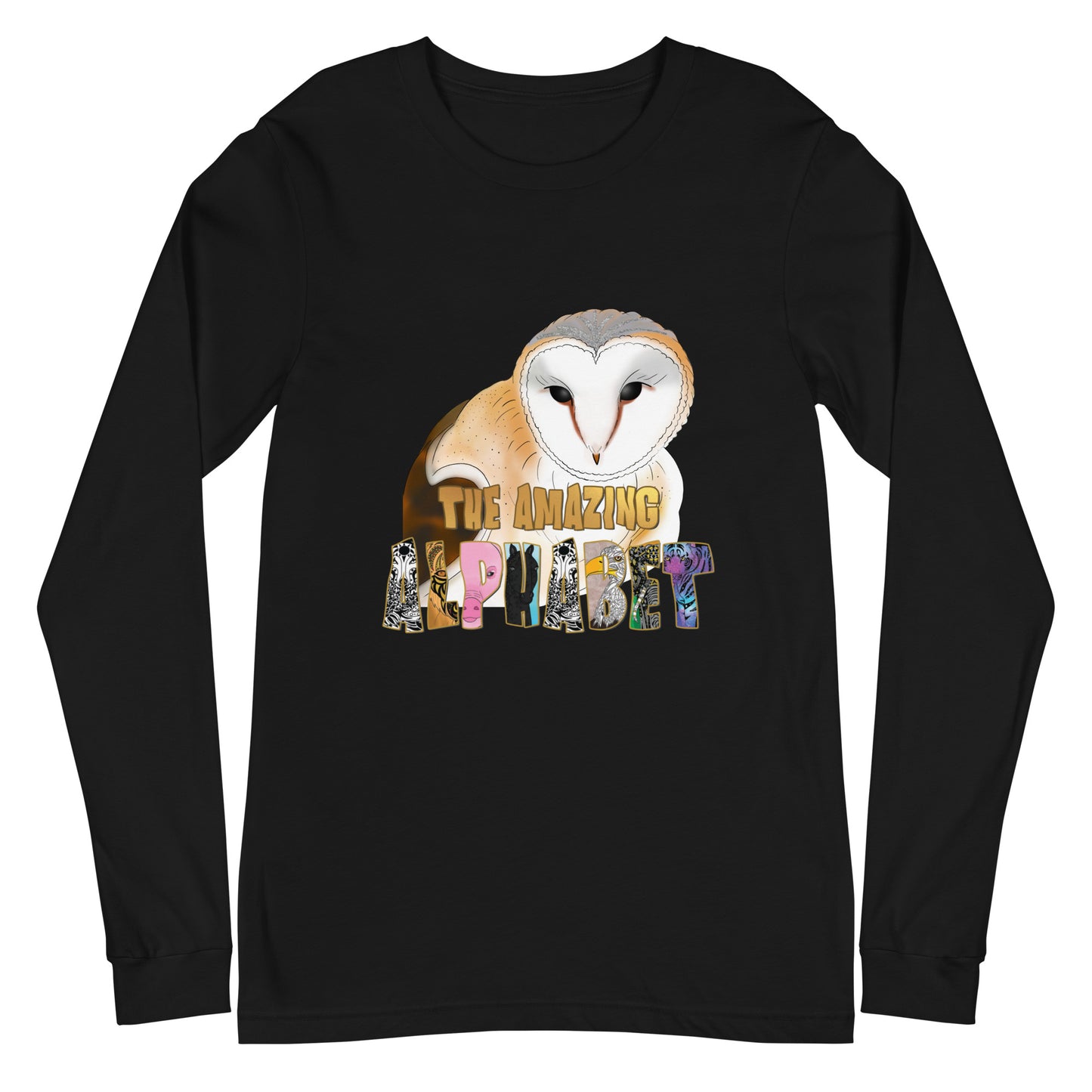 Ola The Owl The Amazing Alphabet Women's and Teen's Long Sleeve Tee