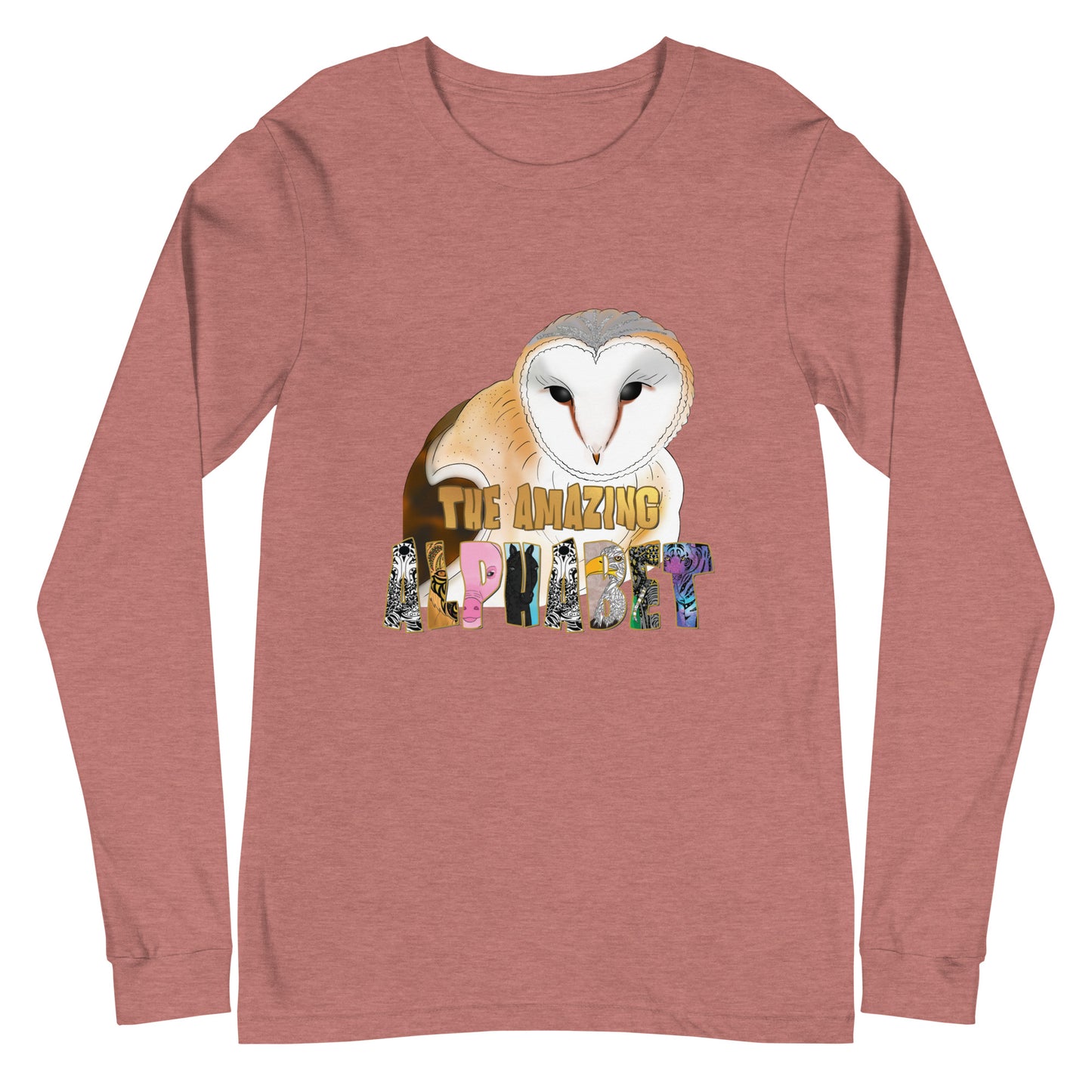 Ola The Owl The Amazing Alphabet Women's and Teen's Long Sleeve Tee