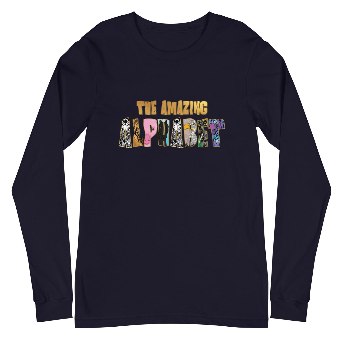 The Amazing Alphabet Men's and Teen's Long Sleeve Tee