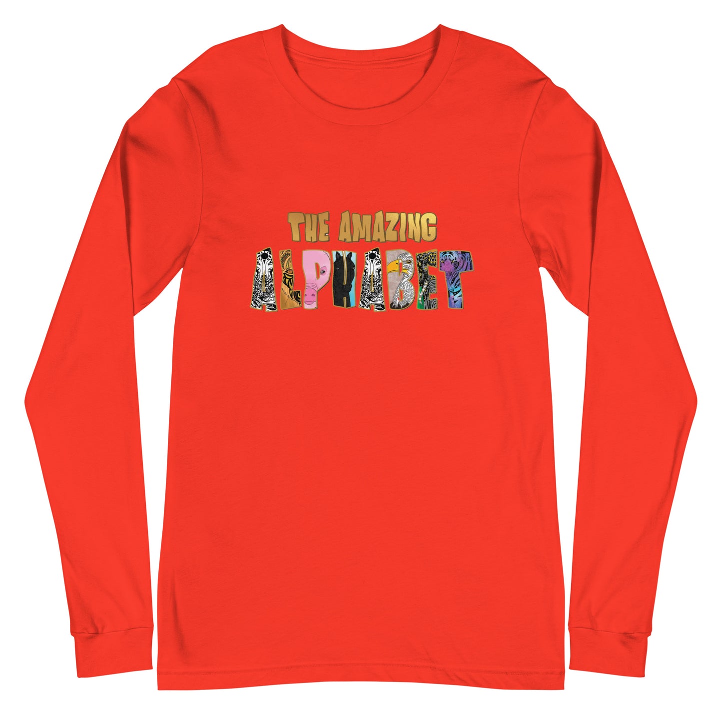 The Amazing Alphabet Men's and Teen's Long Sleeve Tee