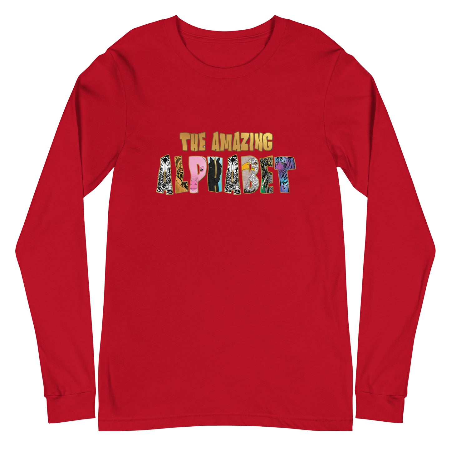 The Amazing Alphabet Men's and Teen's Long Sleeve Tee