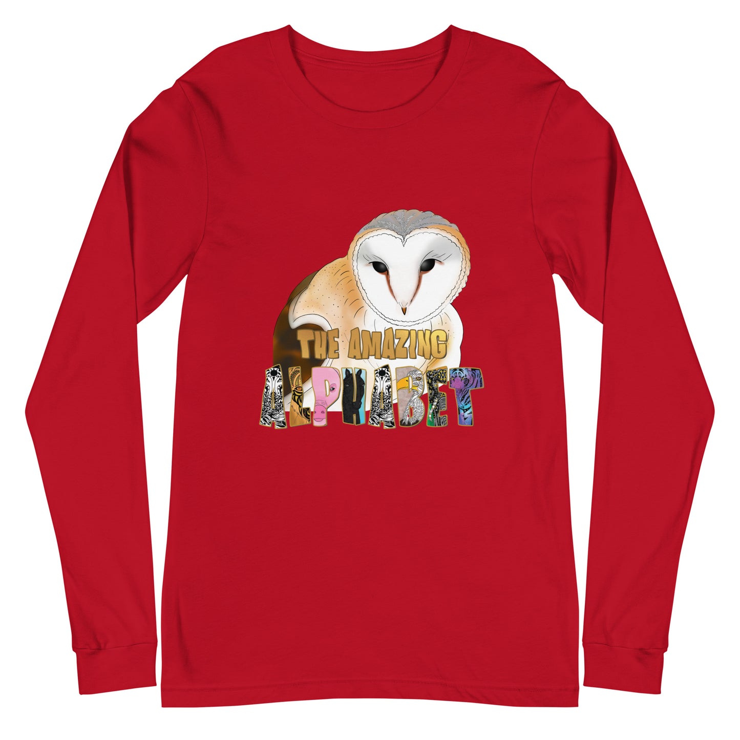 Ola The Owl The Amazing Alphabet Women's and Teen's Long Sleeve Tee