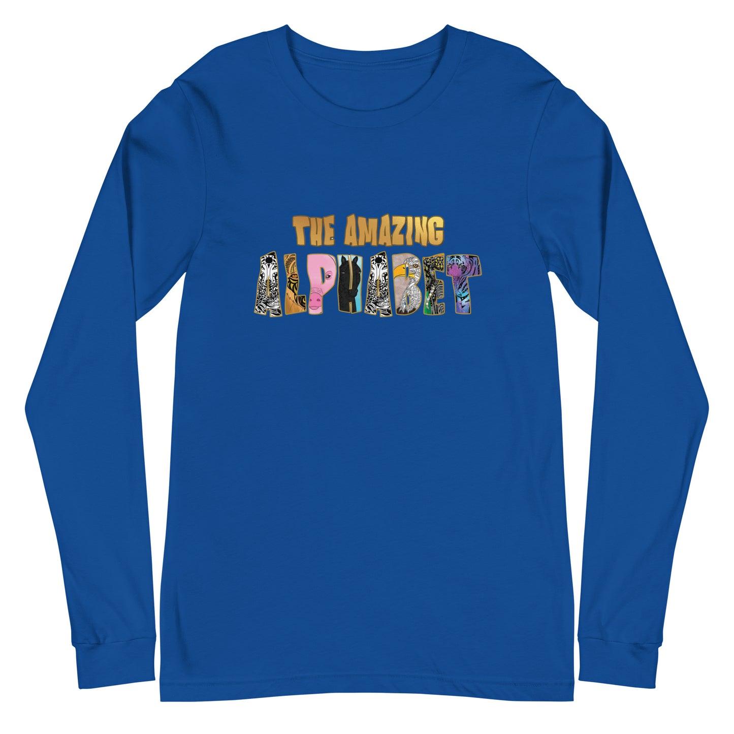 The Amazing Alphabet Men's and Teen's Long Sleeve Tee