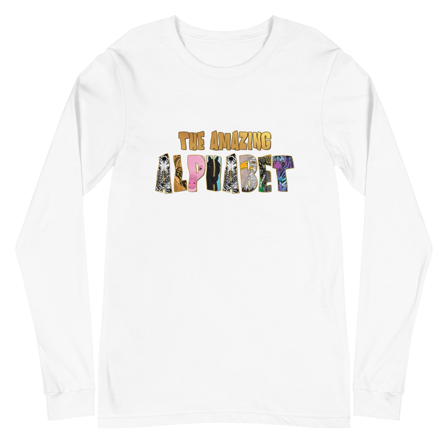 The Amazing Alphabet Men's and Teen's Long Sleeve Tee