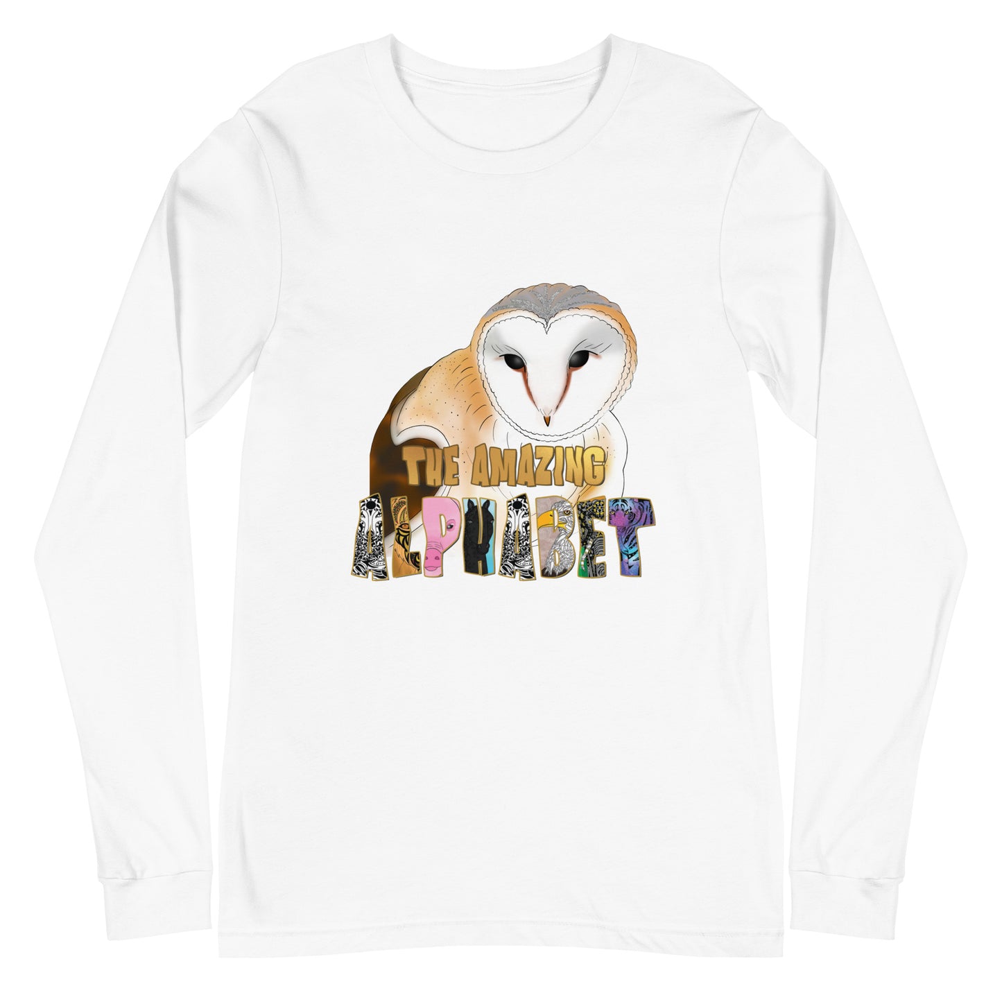 Ola The Owl The Amazing Alphabet Women's and Teen's Long Sleeve Tee