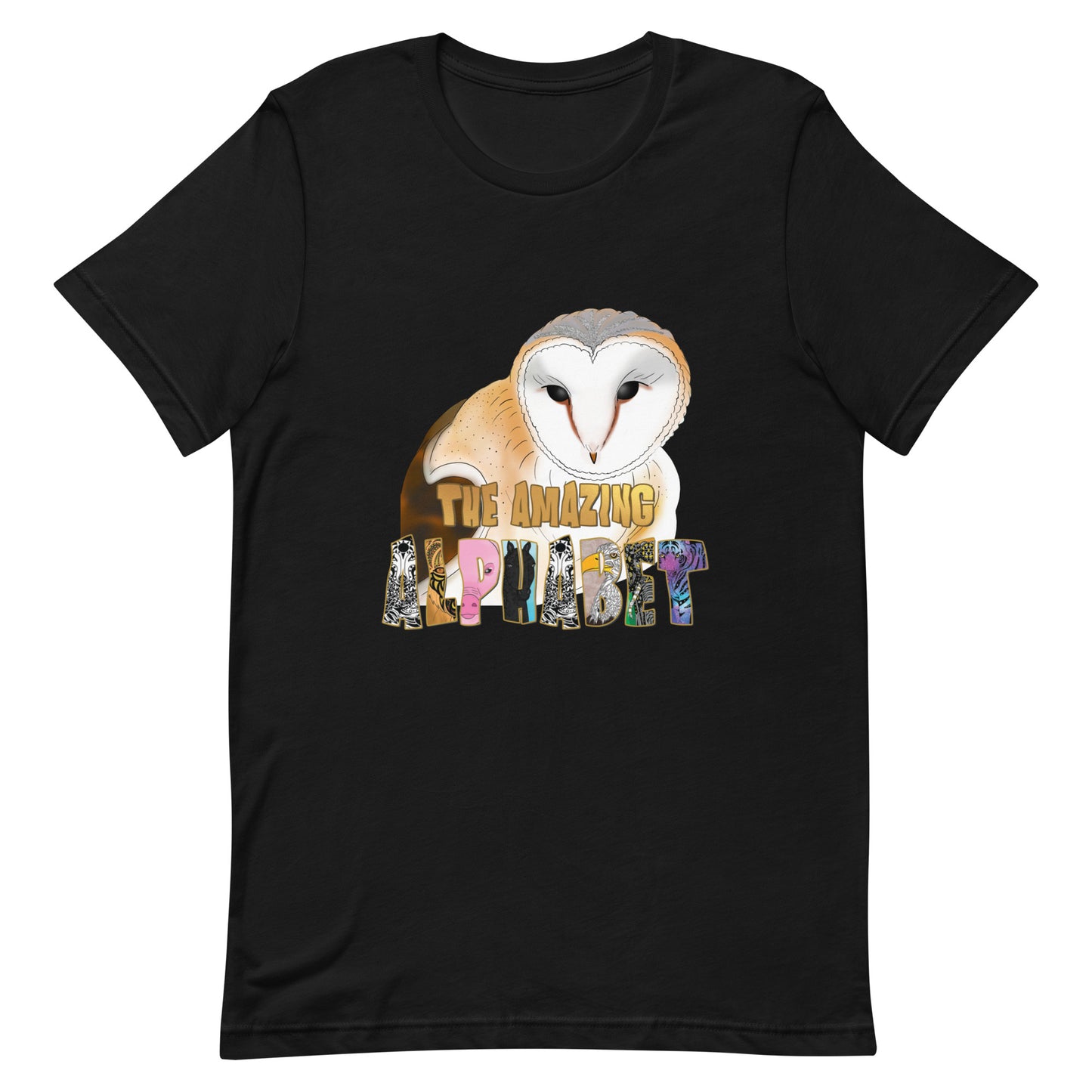 The Ola The Owl The Amazing Alphabet Men's and Teen's t-shirt