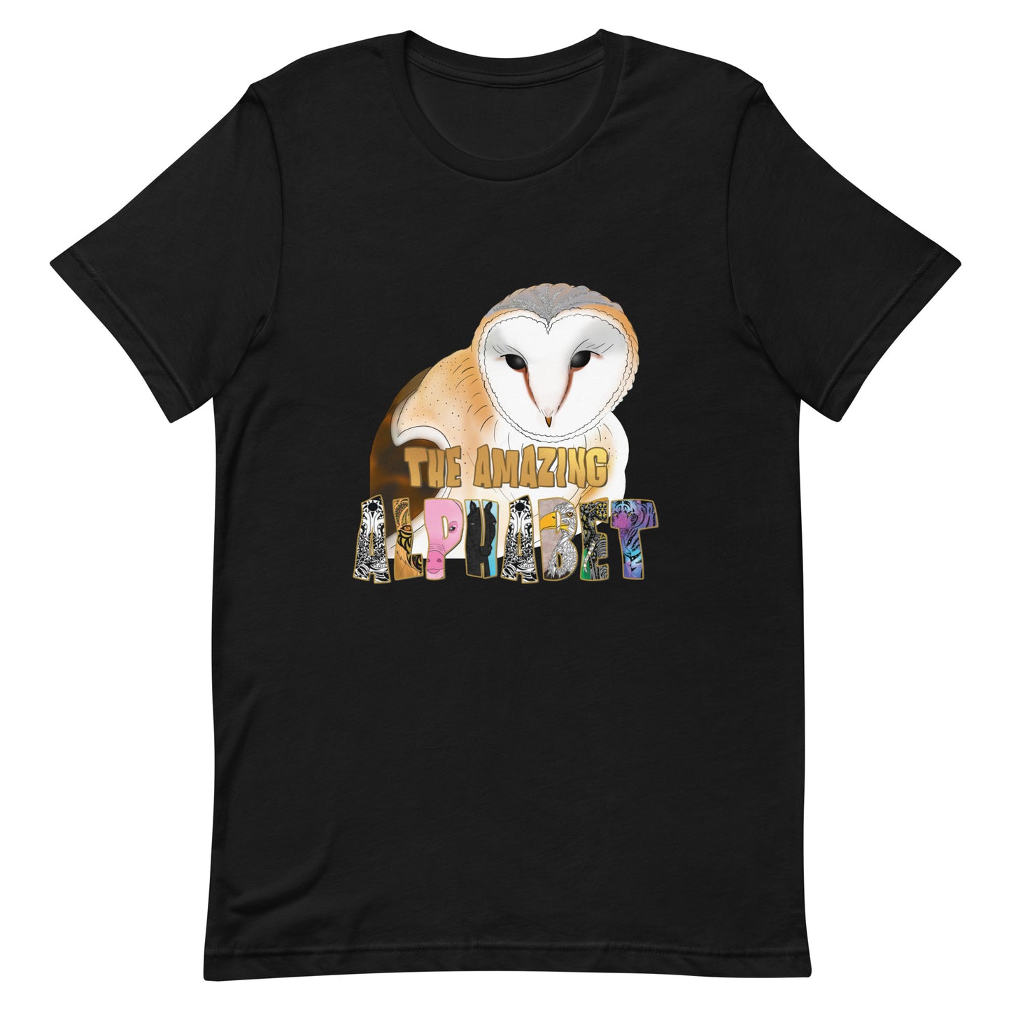 The Ola The Owl The Amazing Alphabet t-shirt