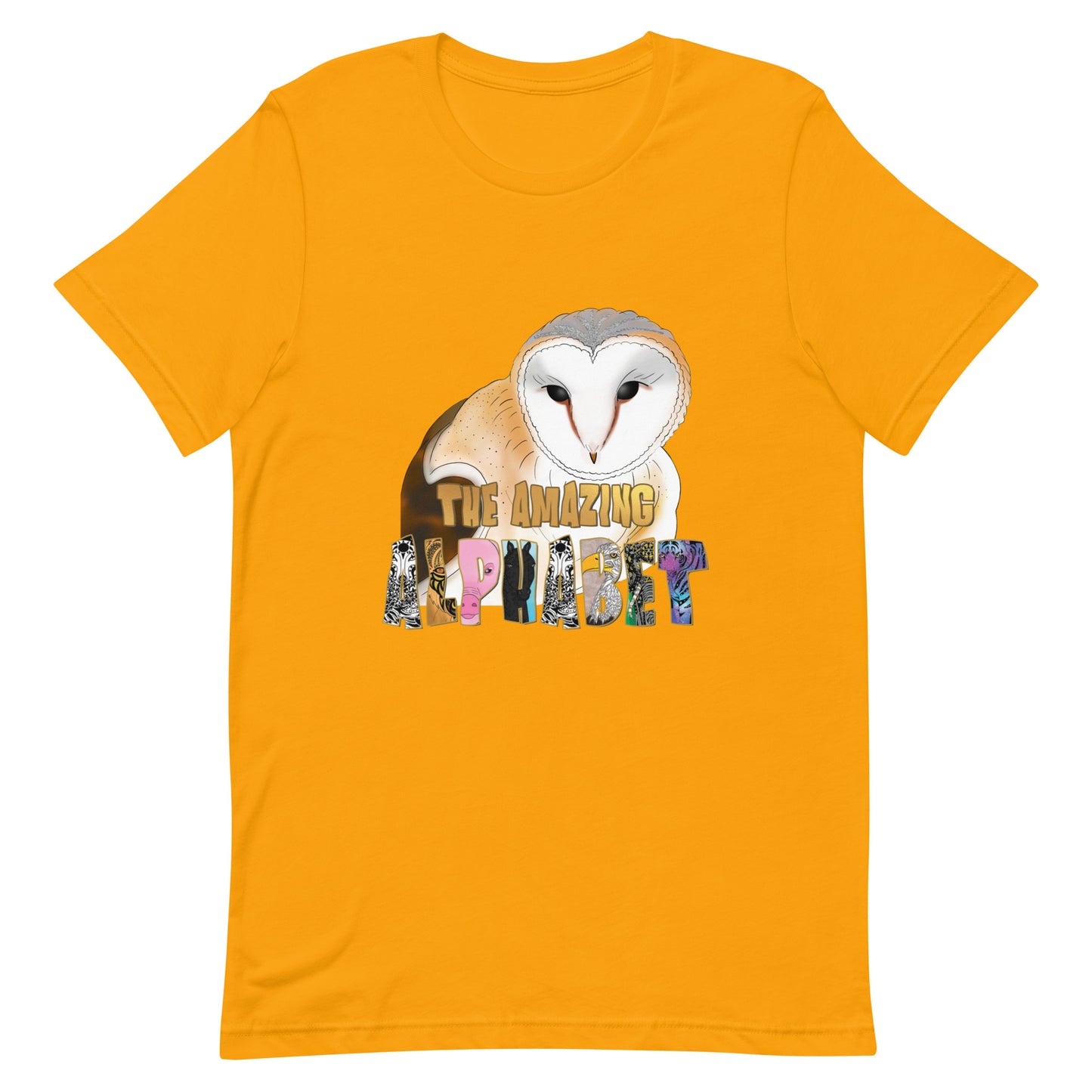 The Ola The Owl The Amazing Alphabet Men's and Teen's t-shirt