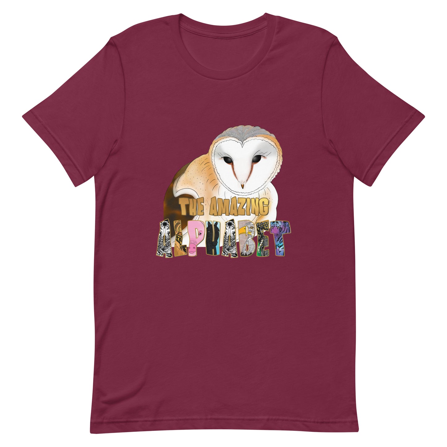 The Ola The Owl The Amazing Alphabet t-shirt