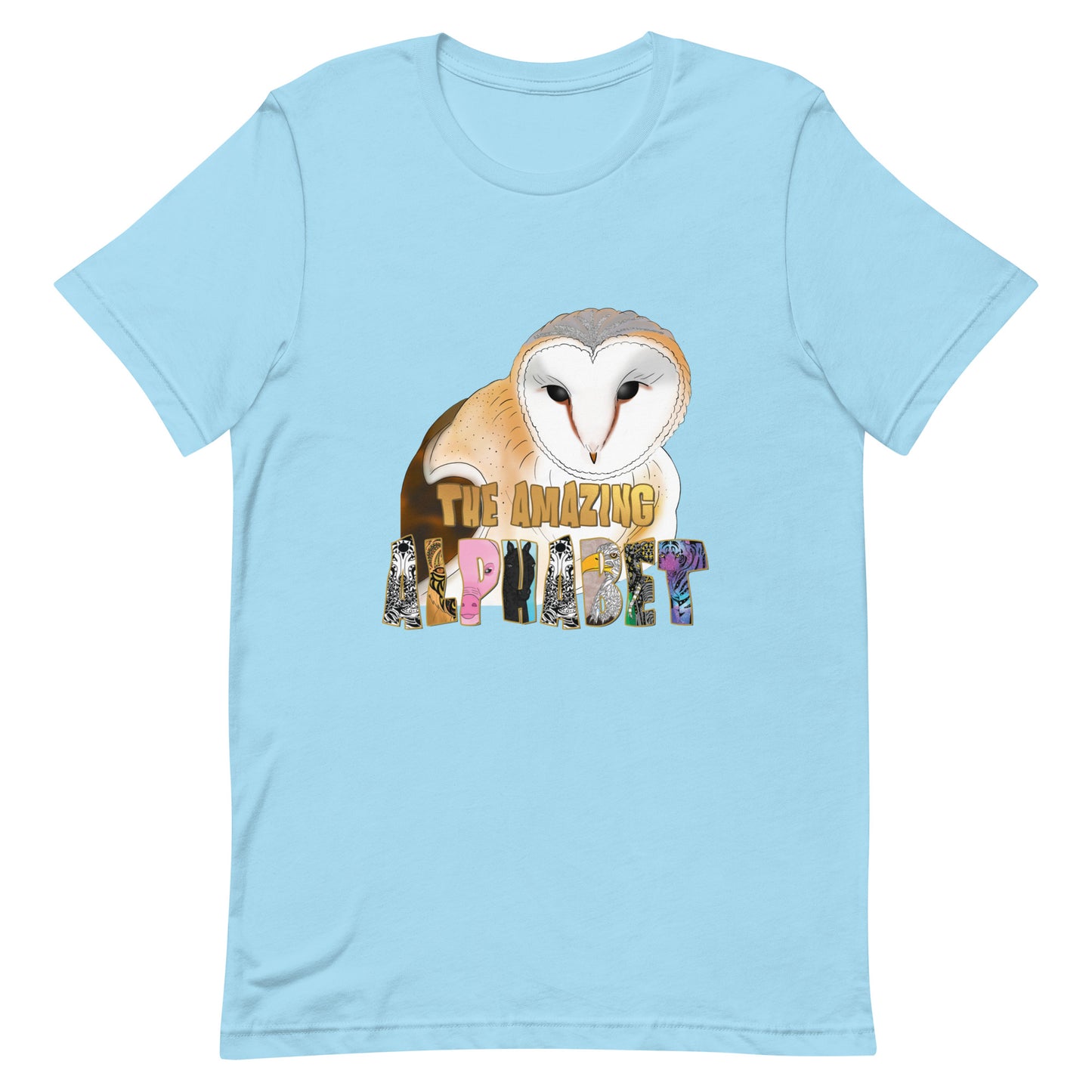 The Ola The Owl The Amazing Alphabet Men's and Teen's t-shirt