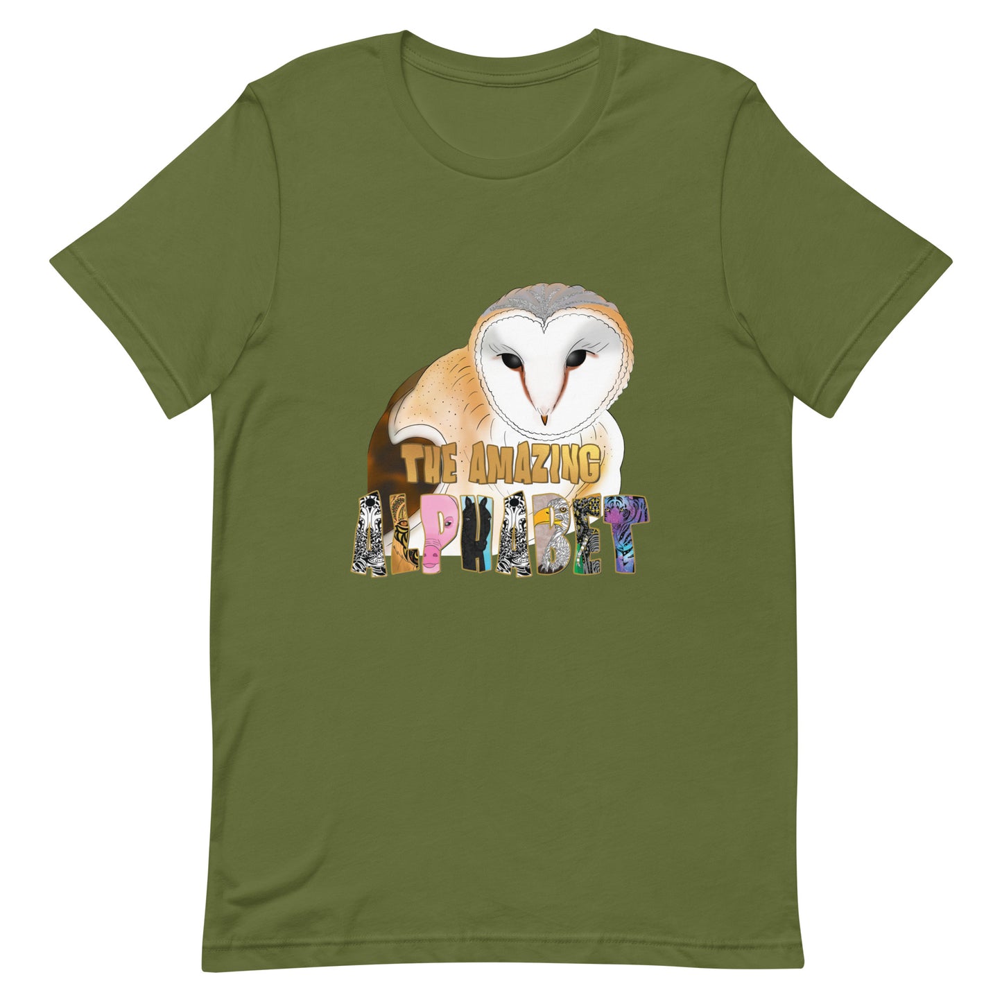 The Ola The Owl The Amazing Alphabet Men's and Teen's t-shirt