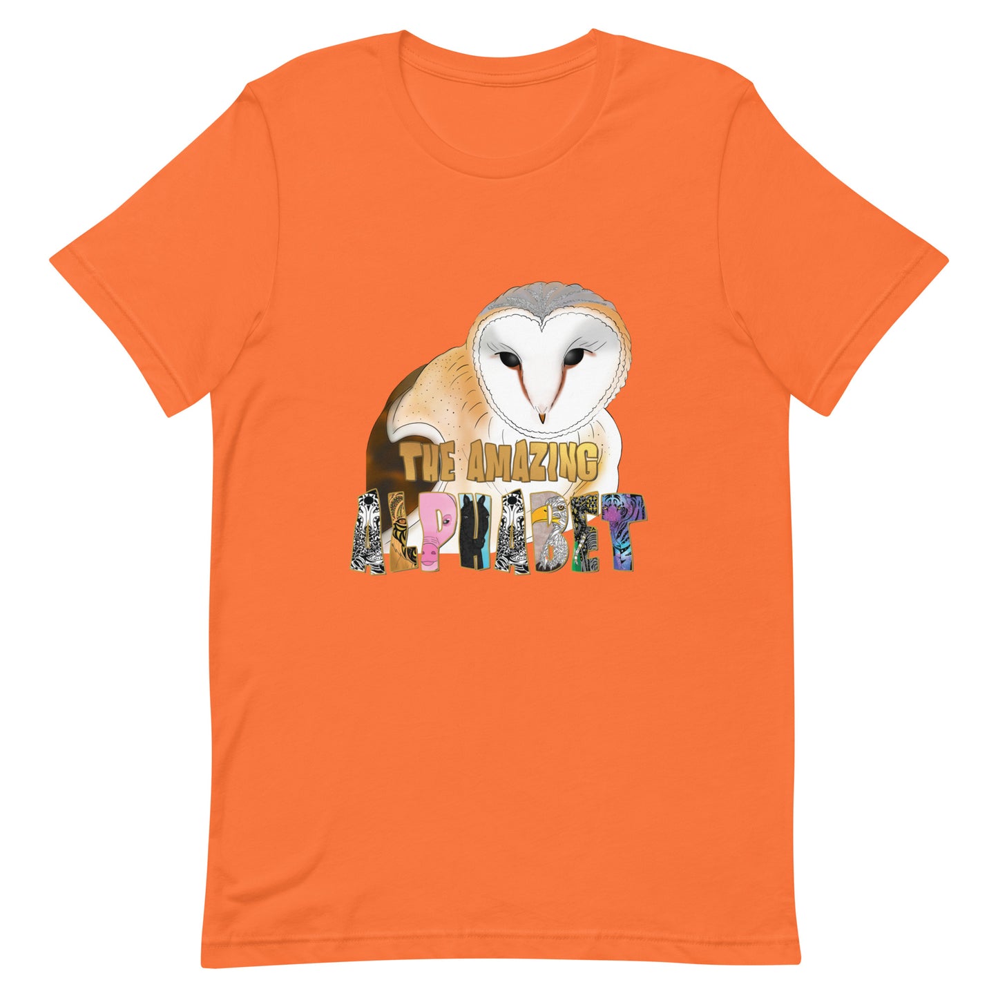 The Ola The Owl The Amazing Alphabet Men's and Teen's t-shirt