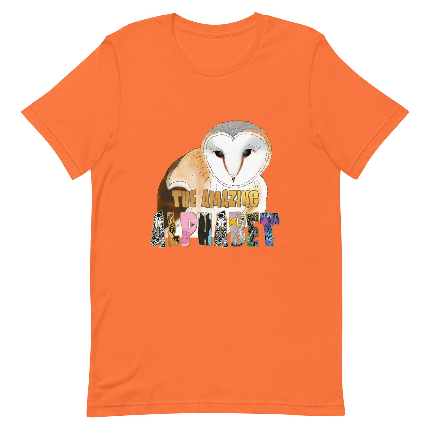 The Ola The Owl The Amazing Alphabet t-shirt