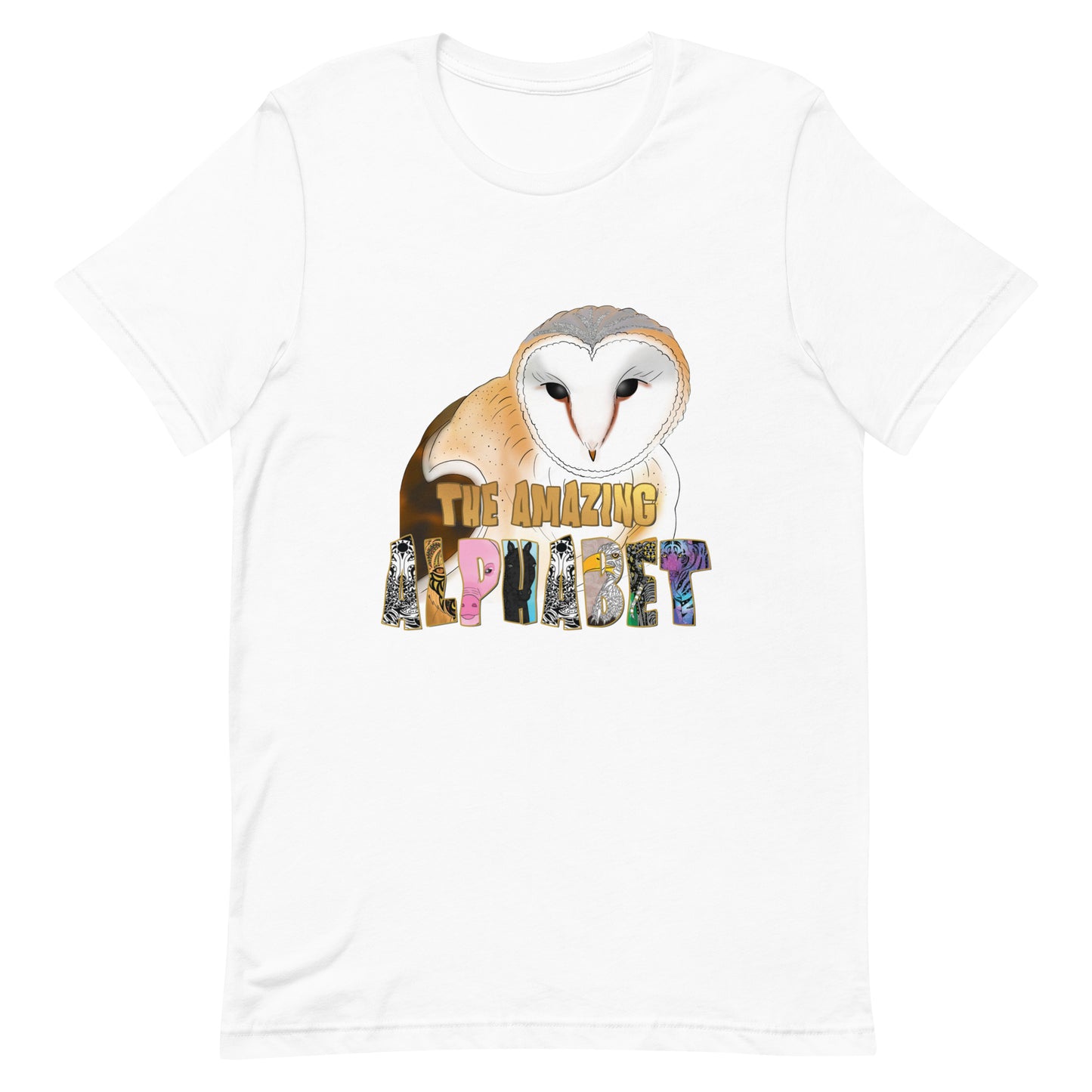 The Ola The Owl The Amazing Alphabet t-shirt