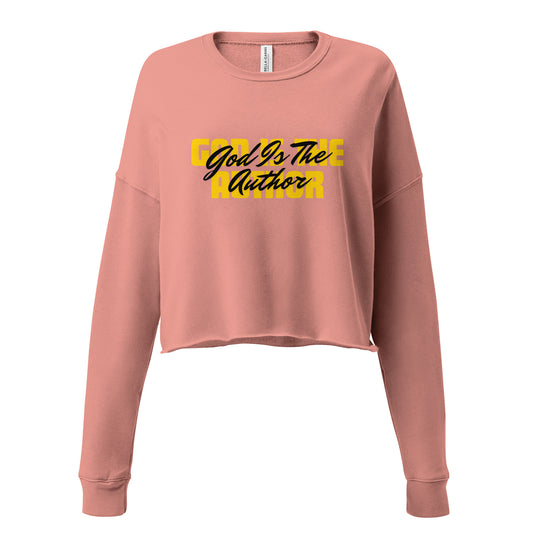 God Is Author Women's and Teen's Crop Sweatshirt