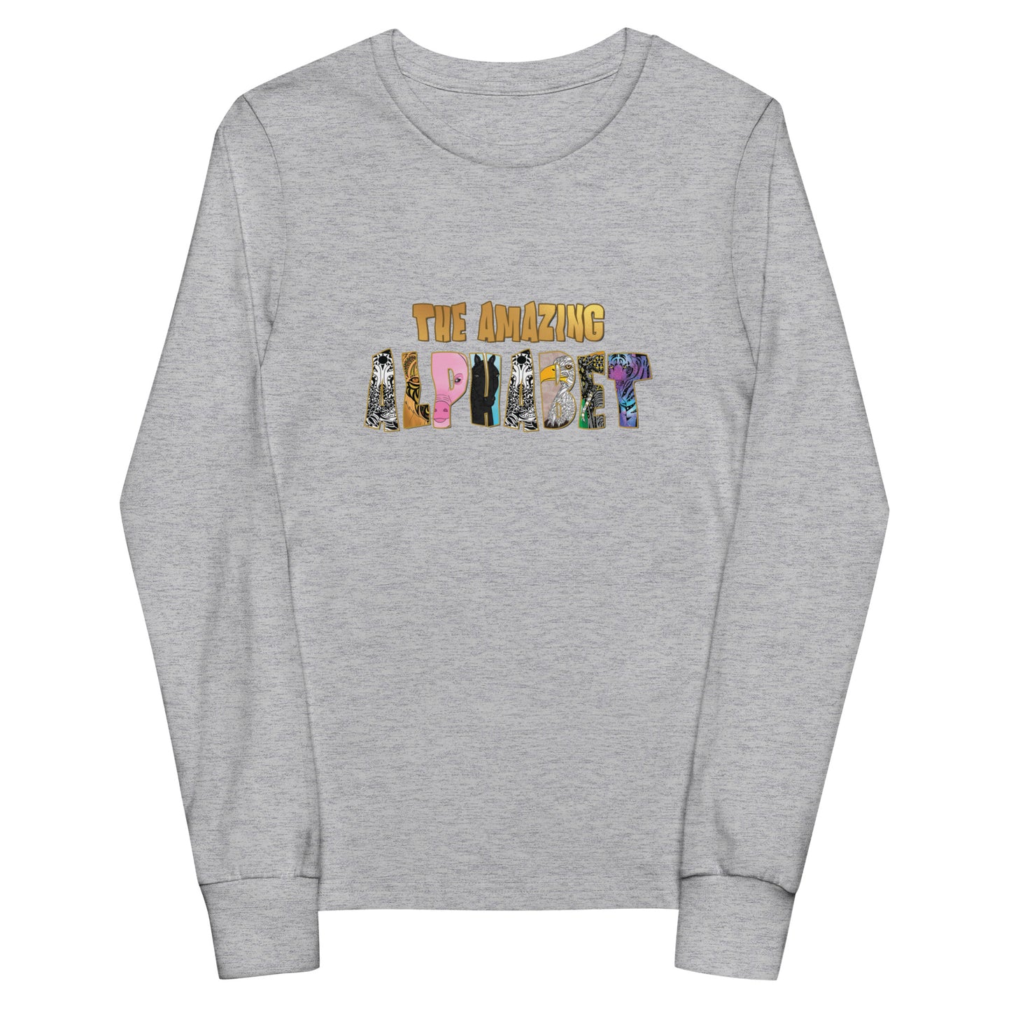 The Amazing Alphabet Boys Youth long sleeve tee