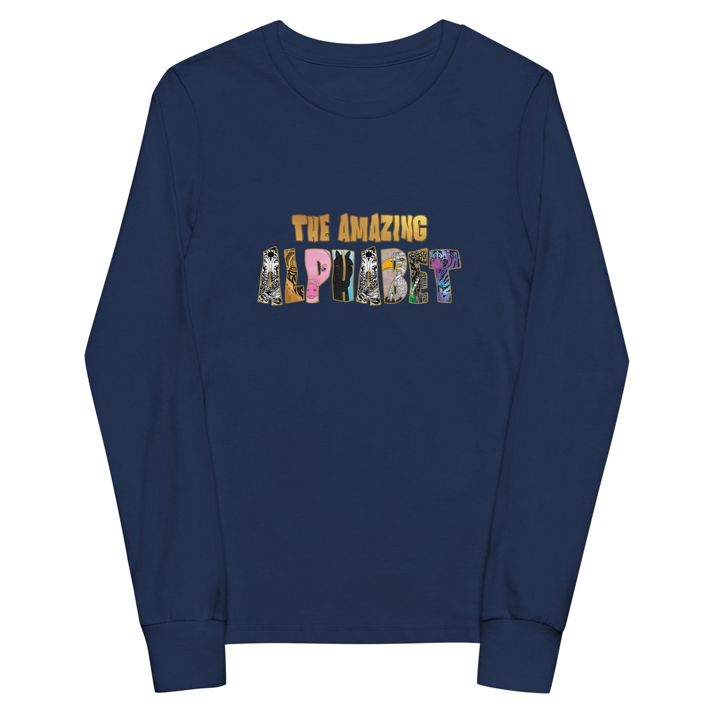 The Amazing Alphabet Boys Youth long sleeve tee