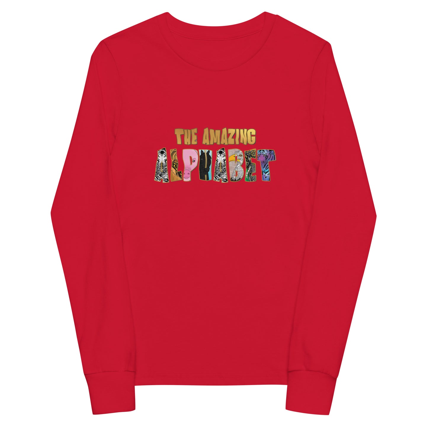 The Amazing Alphabet Girls Youth long sleeve tee