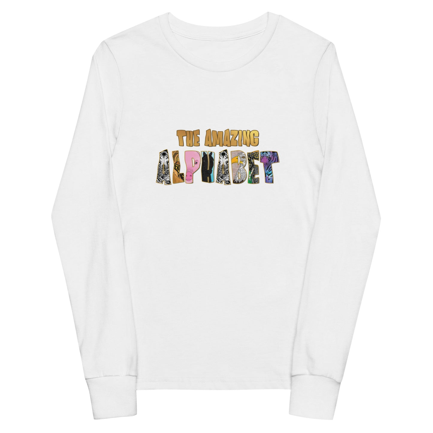 The Amazing Alphabet Girls Youth long sleeve tee