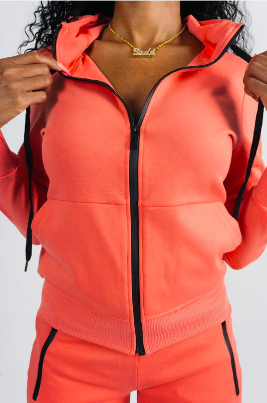 Women and Girls Sweatsuit, Orange